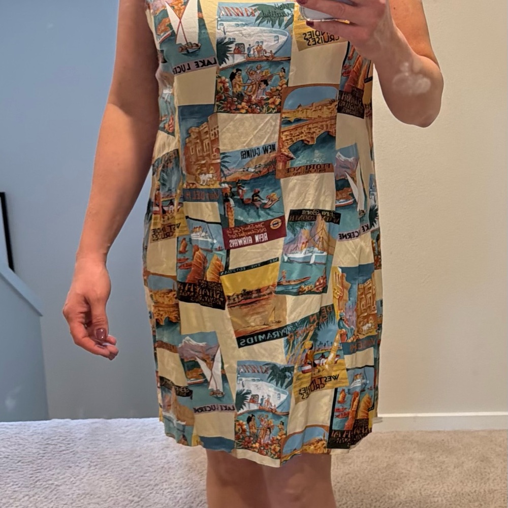 Reyn Spooner Multicolor Graphic Dress - Picture 1 of 3
